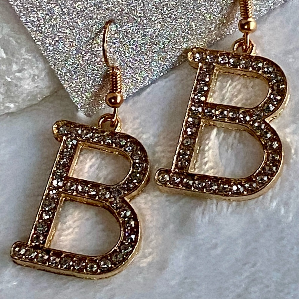 ‼️TODAY HALF PRICE‼️ Gold and Silver Initial Earrings